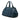 Blue Prada Large Denim Canapa Logo Satchel