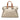 Beige Fendi Large Canvas Chameleon Satchel