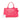 Pink Prada Small Canvas Canapa Logo Satchel - Designer Revival
