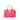 Pink Prada Small Canvas Canapa Logo Satchel - Designer Revival