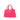 Pink Prada Small Canvas Canapa Logo Satchel - Designer Revival