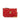 Red Versace Medusa Leather Card Holder - Designer Revival