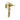 Gold Dior Gold Plated Faux Pearl CD Logo Heart Drop Bullet Back Earrings