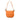 Orange Fendi Zucchino Canvas Hobo Shoulder Bag