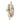 Green Fendi Zucca Embossed Leather Chain Midi Baguette Shoulder Bag - Designer Revival