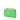 Green Fendi Zucca Embossed Leather Chain Midi Baguette Shoulder Bag - Designer Revival