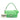 Green Fendi Zucca Embossed Stitched Leather Baguette Satchel - Designer Revival