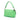 Green Fendi Zucca Embossed Stitched Leather Baguette Satchel - Designer Revival