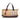 Brown Burberry Haymarket Check Canvas Handbag