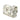 White Chanel Medium Classic Chevron Tweed Floral Double Flap Shoulder Bag