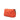 Orange Fendi Zucca Embossed Technical Fabric Chain Midi Baguette Shoulder Bag