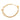 Gold Dior Gold Plated and Strass Petit CD Logo Heart Charm Double Chain Bracelet