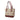 Beige Burberry House Check Canvas Shoulder Bag