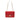 Red Gucci Medium Dollar Calfskin Interlocking G Crossbody