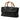 Black Gucci Medium Calfskin Bamboo Shopper Satchel