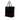 Black Fendi Velour Logo Tote