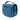 Blue Chanel Medium Shiny Calfskin and Quilted Goatskin Coco Curve Flap Satchel