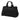 Black Prada Canvas Canapa Logo Tote Satchel