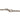 Silver Hermès Palladium Plated Clou de Selle Pendant Necklace