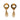 Black Chanel CC Gold Plated Resin and Faux Pearl Drop Clip On Earrings