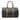 Black Dior Honeycomb Coated Canvas Boston Bag