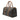 Black Dior Honeycomb Coated Canvas Boston Bag
