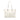 White Chanel Small Glazed Calfskin Deauville Tote - Designer Revival