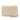 Beige Chanel CC Lambskin Full Flap Crossbody Bag