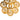 Gold Chanel CC Gold Plated Flower Pin Brooch