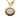 Gold Chanel CC Gold Plated Medallion Mirror Pendant Necklace