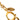 Gold Chanel CC Gold Plated Medallion Mirror Pendant Necklace