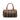 Brown Fendi Pequin Handbag - Designer Revival