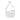 White Dior Mini Calfskin Macrocannage Dior Caro Tulip Bag