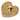 Gold Chanel CC Gold Plated Enamel Coco Heart Brooch