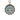 Gold Chanel CC Gold Plated Denim Leather Woven Chain Round Pendant Necklace
