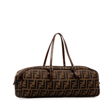 Brown Fendi Zucca Handbag - Designer Revival