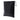 Black Prada Embroidered Leather Drawstring Pouch