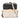 White Chanel Bicolor Quilted Lambskin Cube Clutch with Chain Crossbody Bag