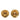 Gold Chanel Gold Plated Coco Round Clip On Earrings