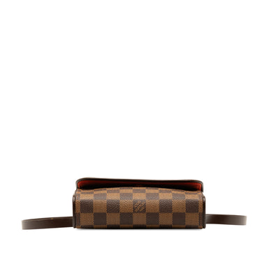 Brown Louis Vuitton Damier Ebene Pochette Florentine Belt Bag