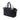 Black Gucci Medium Calfskin Bamboo Bar Tote