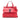 Red Gucci Small Leather Bamboo Daily Satchel