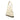 White Saint Laurent Leather Dome Diamond Cut Handbag