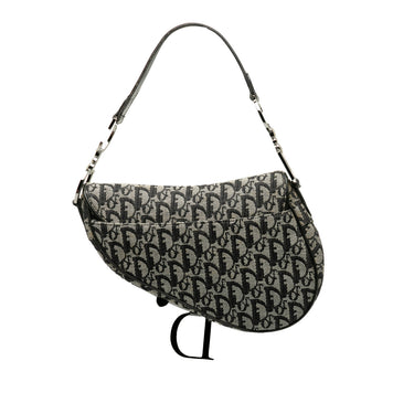 Brown Dior Oblique Canvas Saddle Shoulder Bag - Designer Revival
