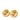 Black Chanel CC Gold Plated Enamel Round Clip On Earrings