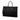 Black Saint Laurent Canvas Rive Gauche Tote