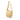 Gold Bottega Veneta Satin Intrecciato Shoulder Bag