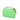 Green Fendi Zucca Embossed Leather Chain Midi Baguette Shoulder Bag - Designer Revival