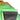 Green Fendi Zucca Embossed Leather Chain Midi Baguette Shoulder Bag - Designer Revival