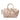 Pink Saint Laurent Baby Leather Monogram Downtown Cabas Satchel